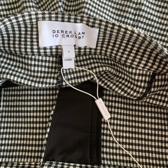 GINGHAM FLARE TROUSERS - NEVER WORN - Picture 3 of 6